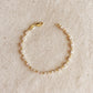 18k Gold Filled Sideway Baguette Tennis Bracelet