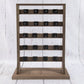 Wood Jewelry Card Display Stand With Twenty Hooks: LT