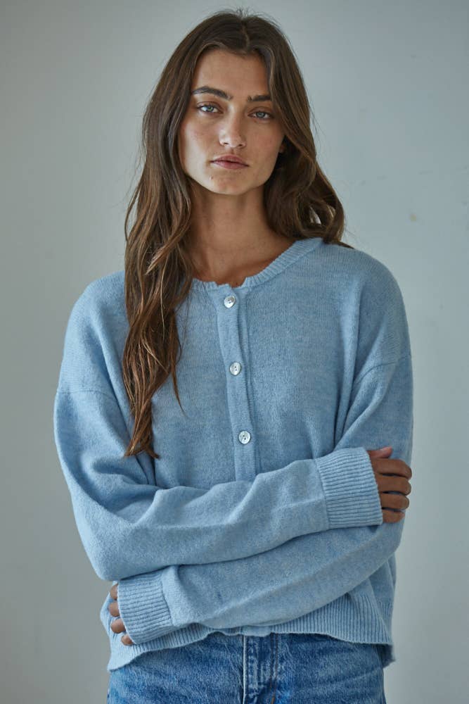 Daydream Cardigan in Baby Blue