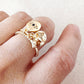 18k Gold Filled Protection Charms Ring: 7