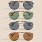 Twelve Piece Thin Metallic Frame Fashion Sunglasses: ASSORTED