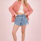 Sandbar Button Down Top in Blush