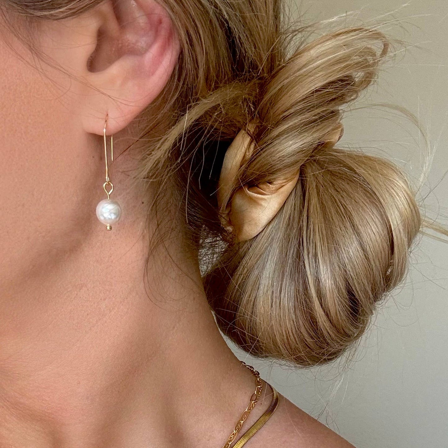 Pearl Hook Earrings