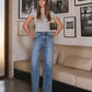 Vervet 90's Super High-Rise Wide Jeans ￼