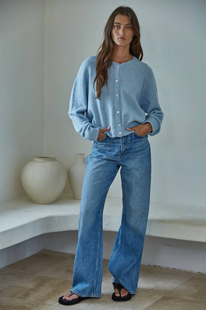 Daydream Cardigan in Baby Blue