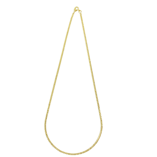 18k Gold Filled 2.0mm thickness Cuban Chain: 18 inches