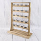 Wood Jewelry Card Display Stand With Twenty Hooks: LT