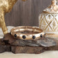 Timeless Charm – Slim Cabochon Eternity Bangle: Pearl