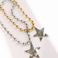 Barb & Star Necklace || Silver Star: Silver Chain + Silver Star