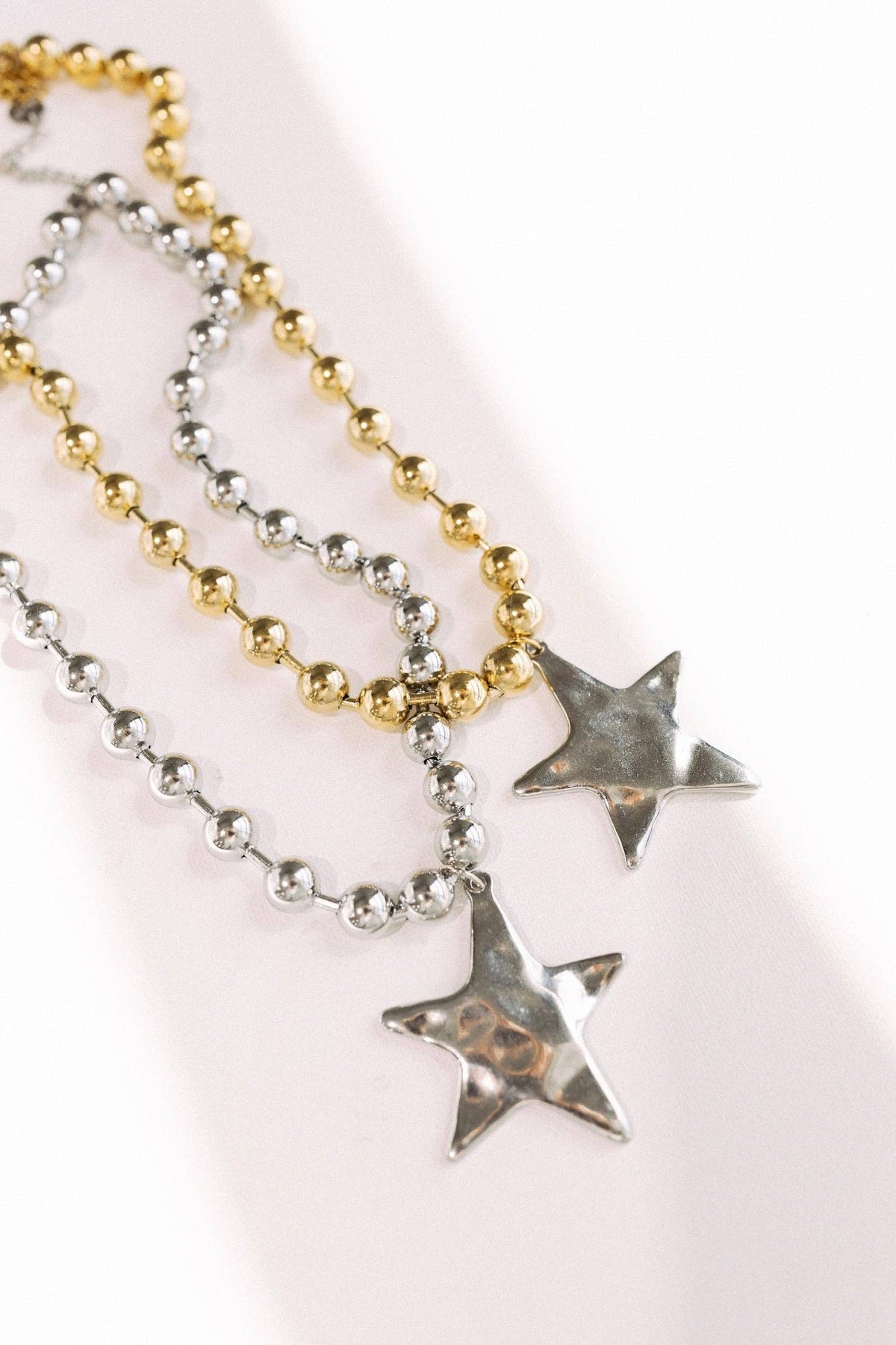 Barb & Star Necklace || Silver Star: Silver Chain + Silver Star