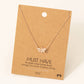 Pave Bee Pendant Necklace: G