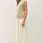 Linen Blend Cropped Pants