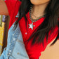 Barb & Star Necklace || Silver Star: Silver Chain + Silver Star