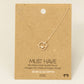 Gold Dipped Studded Star Orbit Pendant Necklace