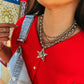 Barb & Star Necklace || Silver Star: Silver Chain + Silver Star
