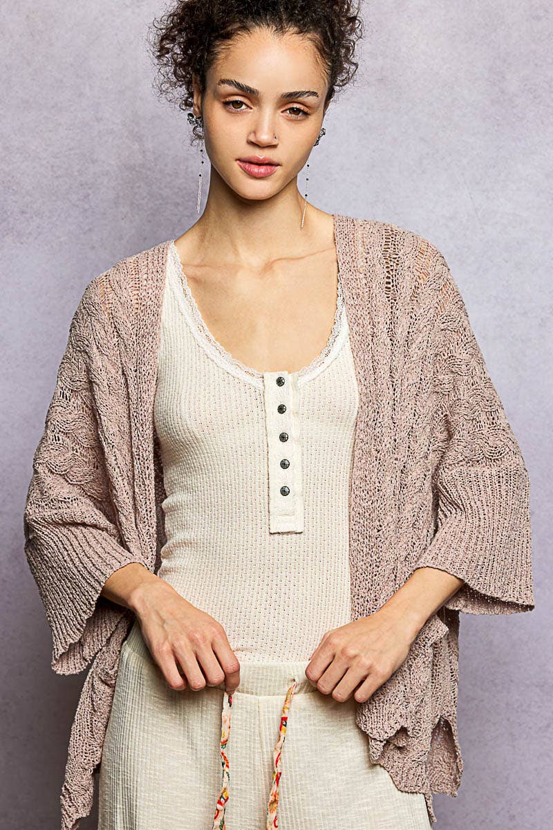 Carmel Almond Cardigan