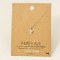 Gold Dipped Turtle Pendant Necklace: Silver