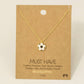 Game Day Gold Dipped Epoxy Soccer Ball Pendant Necklace: G