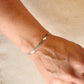 18k Gold Filled 3.0mm Thickness Herringbone Bracelet: 6 inches