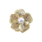 Large Flower Ring: Gold