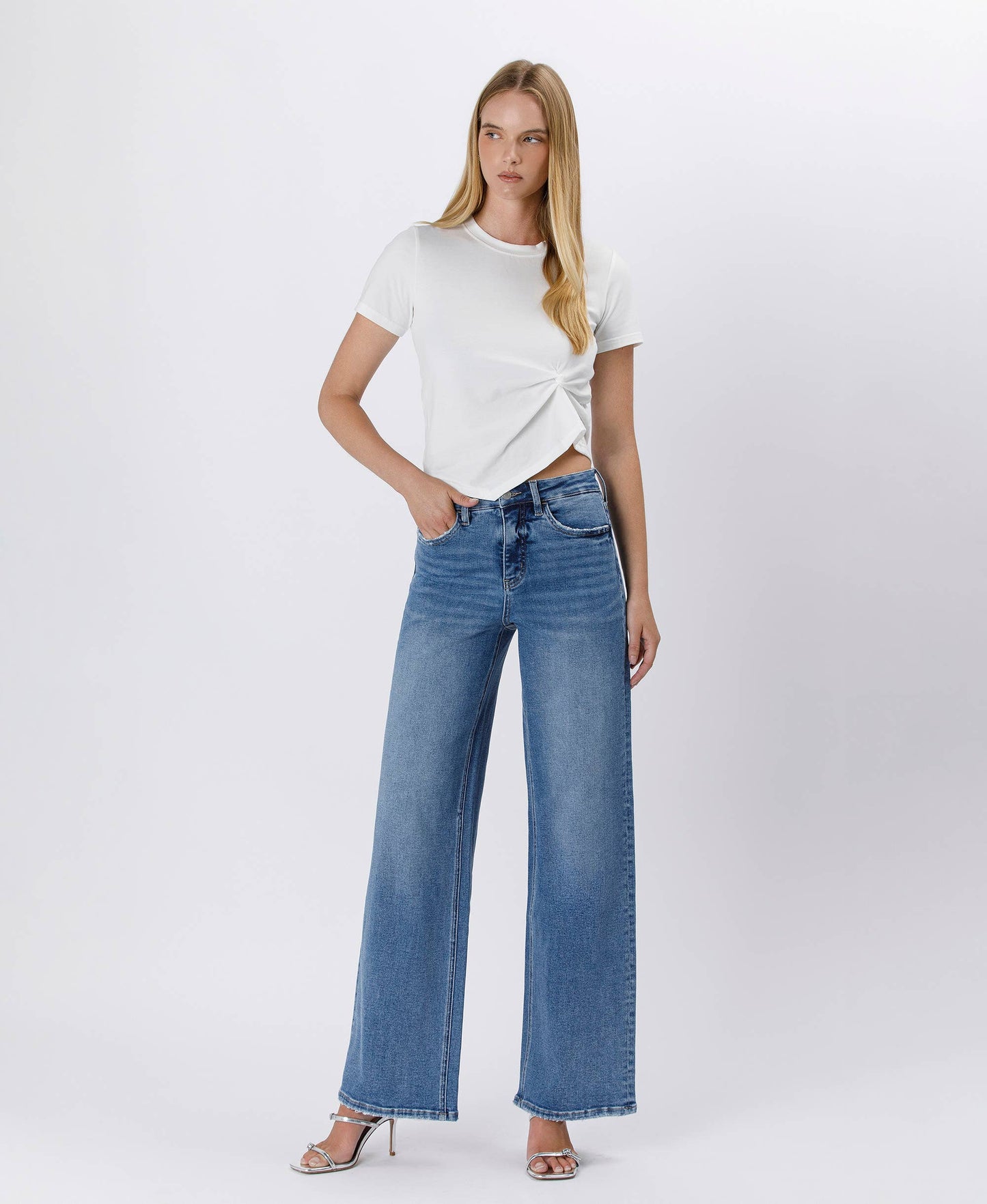 Lovervet Tummy Control High Rise Baggy Jeans