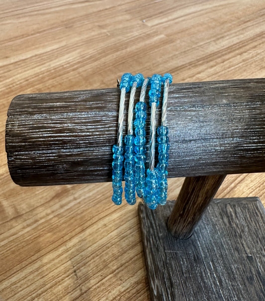 Brenda’s Aquamarine Wrap Bracelet