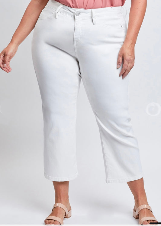 Missy Plus Size Cropped Pants