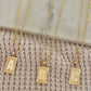 18k Gold Filled Waterproof C Charm Necklace