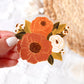Clear Fall Bouquet Sticker, 3x3 in.