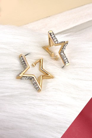 Aanandita Rose Gold Star Earring – Aanandita Creations