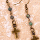 Dylan African Turquoise Earrings