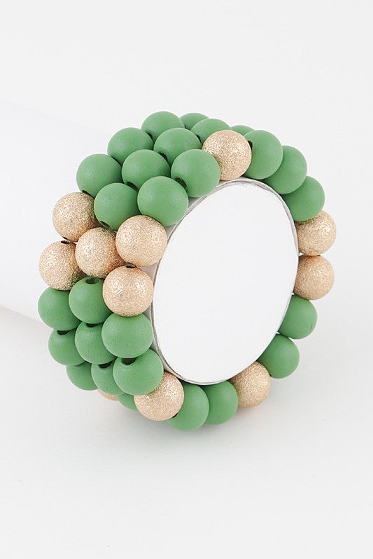 Two Toned Bead Bracelet